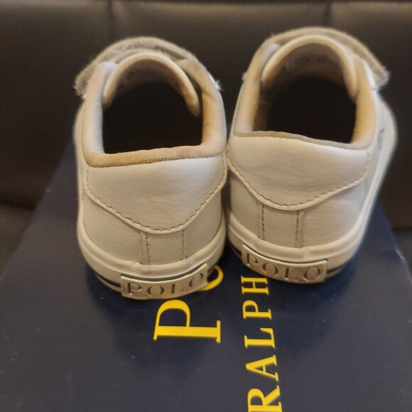 POLO RALPH LAUREN WHITE SNEAKERS FOR TODDLERS - Picture 4 of 5